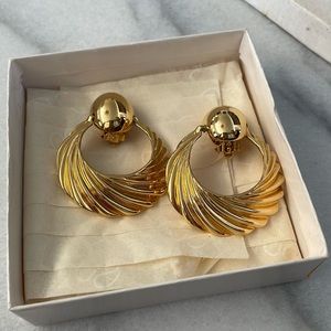 Gold St. John Clip On Earrings